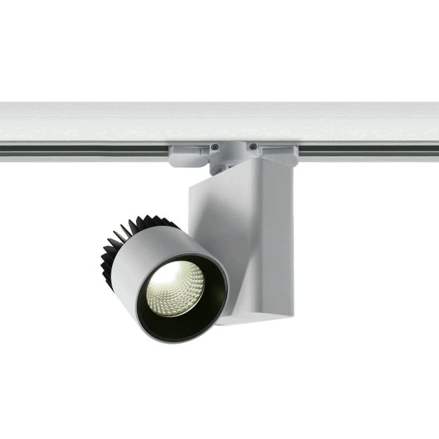 ONE Light COB Dark Light - Stromschienenstrahler - 3-Phasen-Schienensystem - Ø 6,5 x 10,5 cm - 10W LED inkl. - weiß - weiße Lichtfarbe