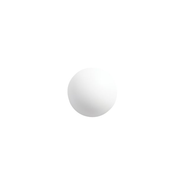 Nova Luce Iona - wandleuchte - Ø 12,5 x 5 cm - 3W LED inkl. - Sand Weiß