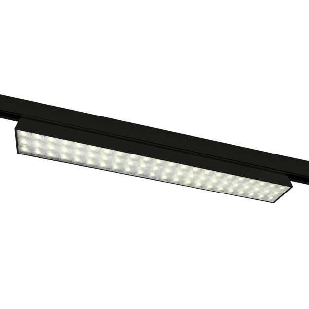 ONE Light High Power Linear - Stromschienenleuchte - 115 x 4 x 6,4 cm - 60W LED inkl - schwarz - weiße Lichtfarbe
