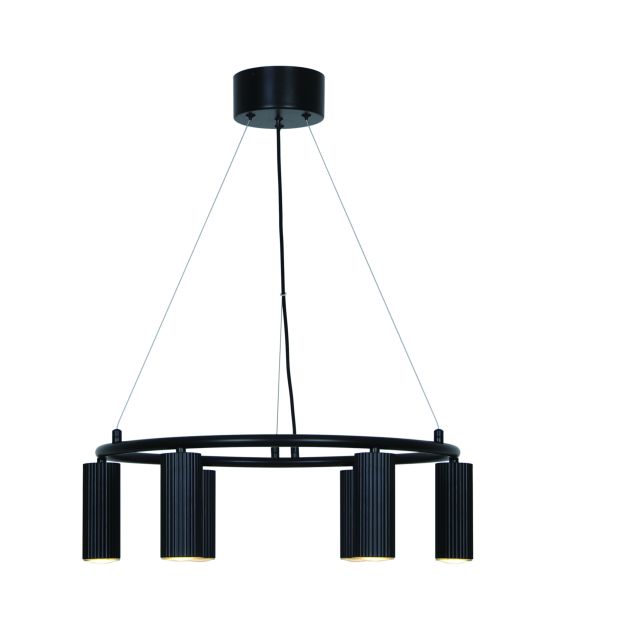 Nordlux Vico chandelier - Hängelampe - Ø 53,4 x 217 cm - schwarz