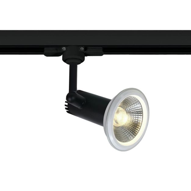 ONE Light E27 Track Spots - Stromschienenstrahler - 3-Phasen-Schienensystem - Ø 8 x 4,5 cm - schwarz