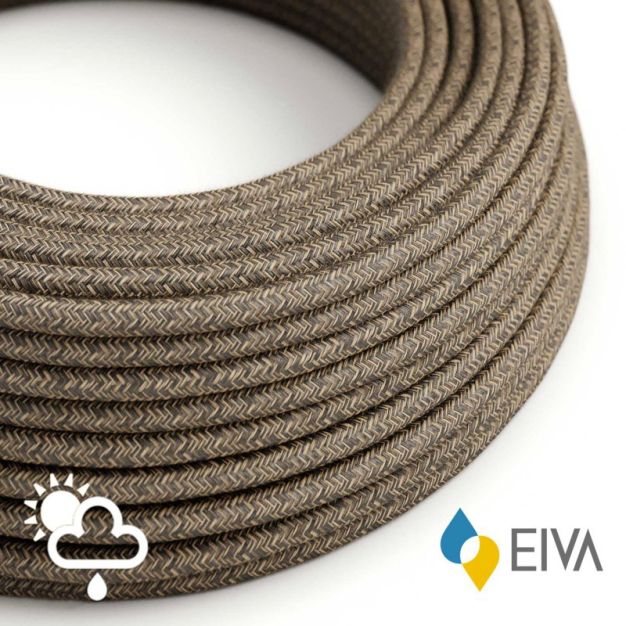 Creative Cables EIVA - Textilkabel - IP65 - pro 100 cm - braun