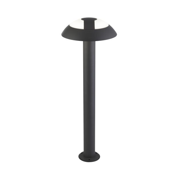 Searchlight Mushroom - Gartenleuchte - Ø 17 x 73 cm - 15W LED inkl. - IP44 - dunkelgrau