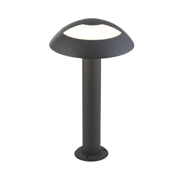 Searchlight Mushroom - Gartenleuchte - Ø 17 x 45 cm - 15W LED inkl. - IP44 - dunkelgrau