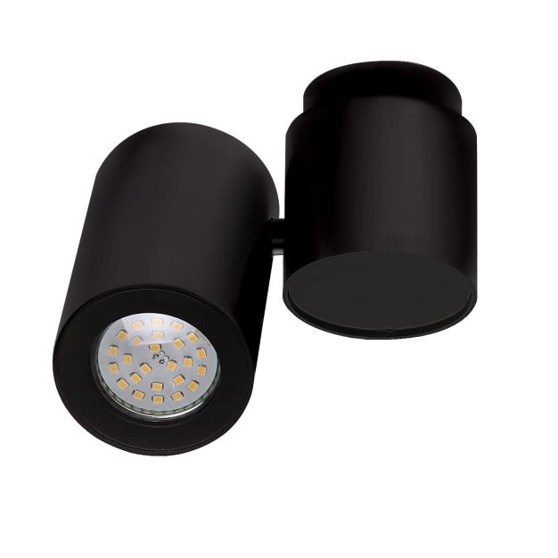 Maxlight Barro - Aufbaustrahler 1L - 15 cm - schwarz
