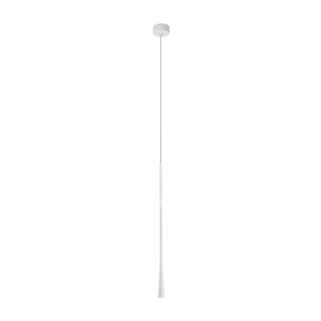 Nova Luce Goccio - Hängeleuchte - Ø 3 x 160 cm - 7W LED inkl. - weiß