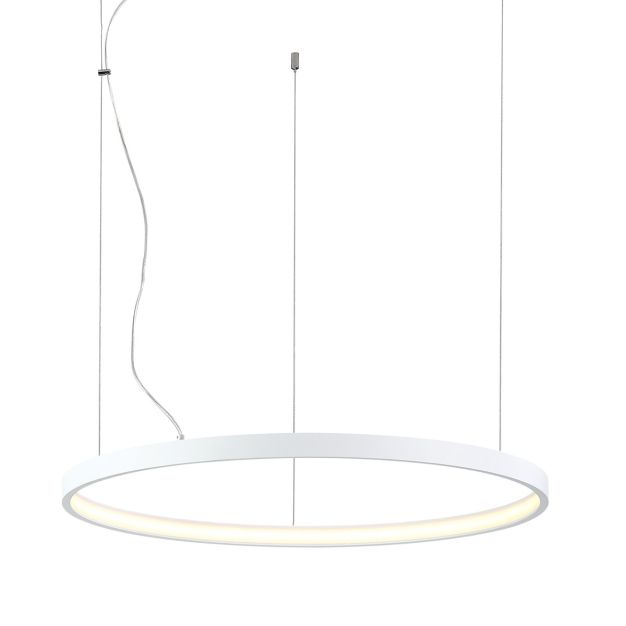 VK Lighting Circulus - Pendelleuchte - Ø 65,9 x 200 cm - 30W dimmbare LED inkl - weiß