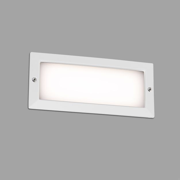 Faro Stripe - Wandeinbauleuchte - 23,3 x 7,7 x 10 cm - 5W LED inkl. - IP54 - matt weiß
