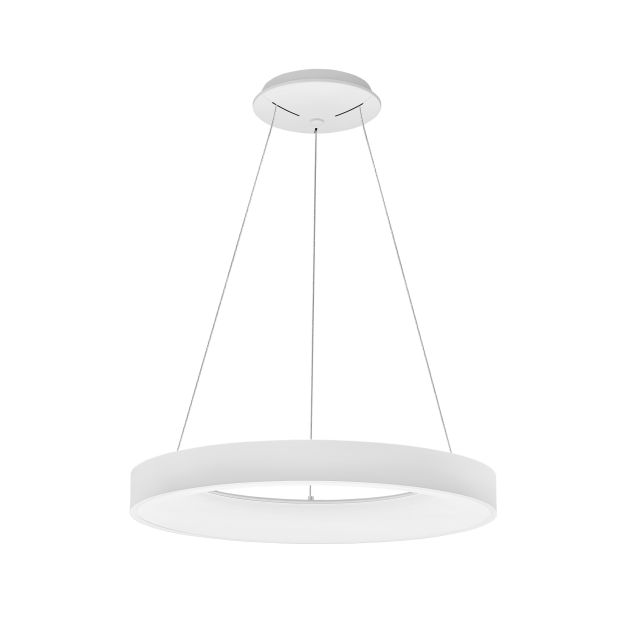 Nova Luce Rando Smart - Pendelleuchte - Ø 60 x 120 cm - 50W dimmbare LED inkl. - Tuya - sandweiß