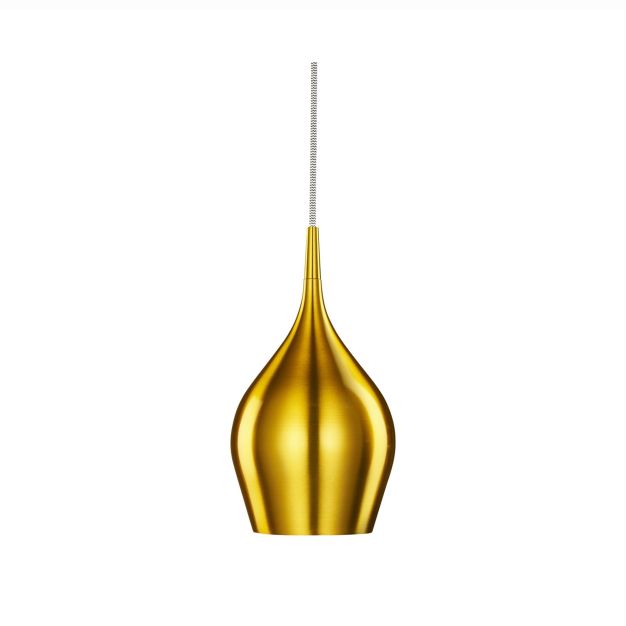 Searchlight Vibrant - Pendelleuchte - Ø 12 x 142 cm - gold