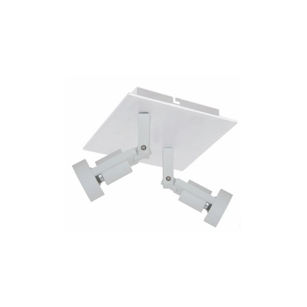 Artdelight Tech - Aufbaustrahler 2L - 18 x 18 x 18,5 cm - weiß