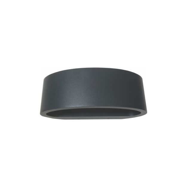 Artdelight Sharp - Außenwandleuchte - 19 x 10 x 7 cm - 7.2W dimmbare LED inkl - IP65 - anthrazit