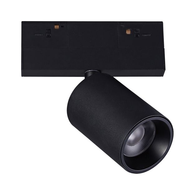 VK Lighting Kona - magnetisches Schienensystem - Schienenstrahler - 13,9 x 6,1 x 14,2 cm - 11W dimmbare LED inkl. - schwarz