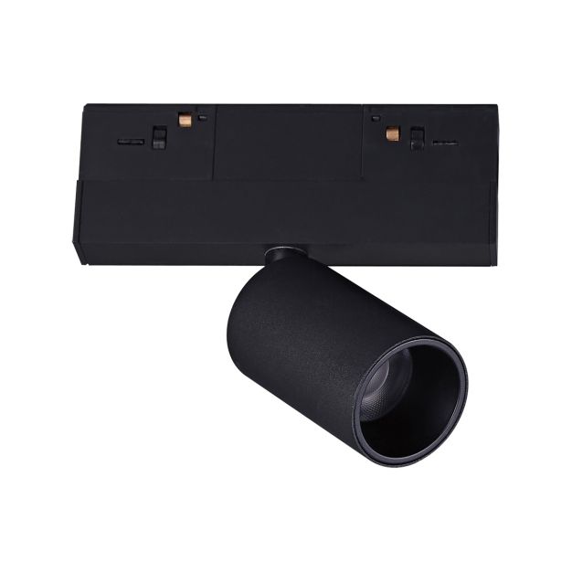 VK Lighting Kona - Magnetisches Schienensystem - Schienenstrahler - 13,9 x 4,5 x 12,6 cm - 7W LED inkl. - 1-10V dimmbar - schwarz