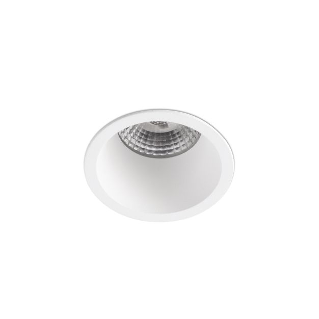 Faro Fox - Einbaustrahler - Ø 65 mm, Ø 55 mm Einbaugröße - 10W dimmbare LED inkl. - mattweiß