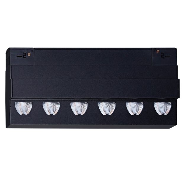 VK Lighting Kona - Magnetisches Schienensystem - Schienenstrahler - 30 x 2,4 x 12,3 cm - 18W dimmbar LED inkl. - schwarz