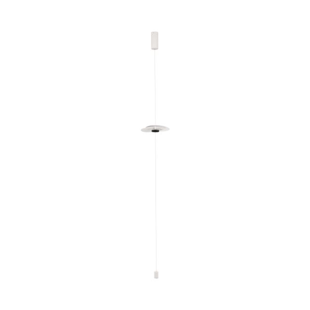 Nova Luce Olea - Hängelampe - 35 x 390 x 10 cm - 16W dimmbar LED inkl. - Sand weiß