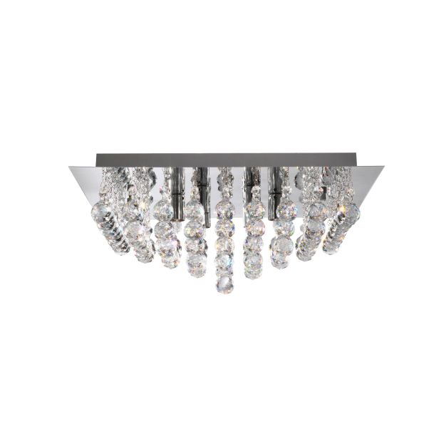 Searchlight Hanna - Deckenleuchte - 45 x 45 x 19 cm - Chrom