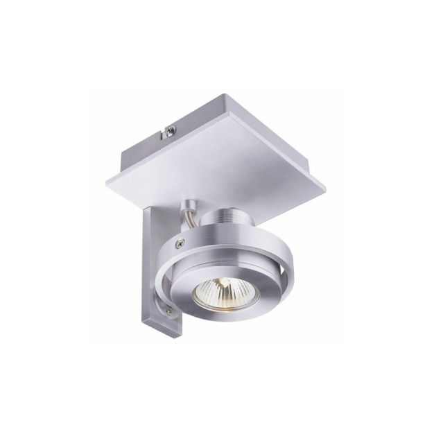 Artdelight Meist - Aufbaustrahler 1L - 11,5 x 11,5 x 15 cm - Aluminium