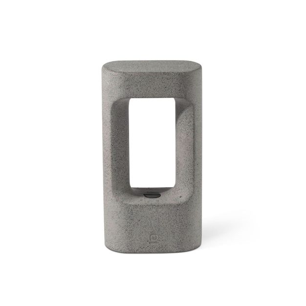 Faro Totem - Sockel - 15 x 8,5 x 27,8 cm - 6,5W LED inkl. 2700K - IP55 - zementgrau