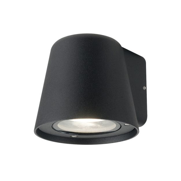 VK Lighting Teichos - Außenwandleuchte - 10 x 11 x 9 cm - IP54 - schwarz