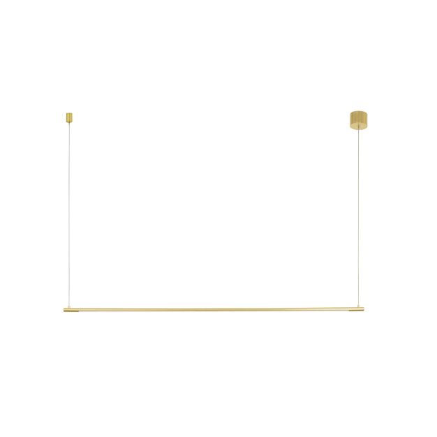 Nova Luce Elettra - Hängeleuchte - 120 x 7 x 150 cm - 20W LED inkl. - Messing gold