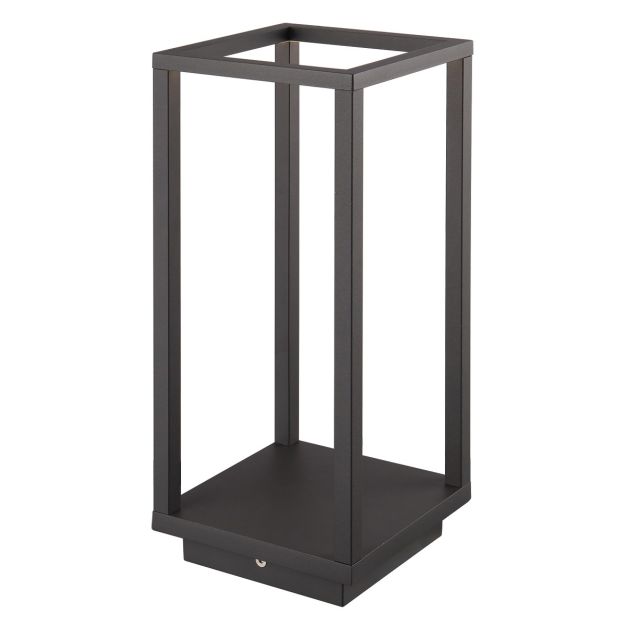 VK Lighting Vathro - Gartenleuchte - 14 x 14 x 50 cm - 7W LED inkl. - IP54 - anthrazit