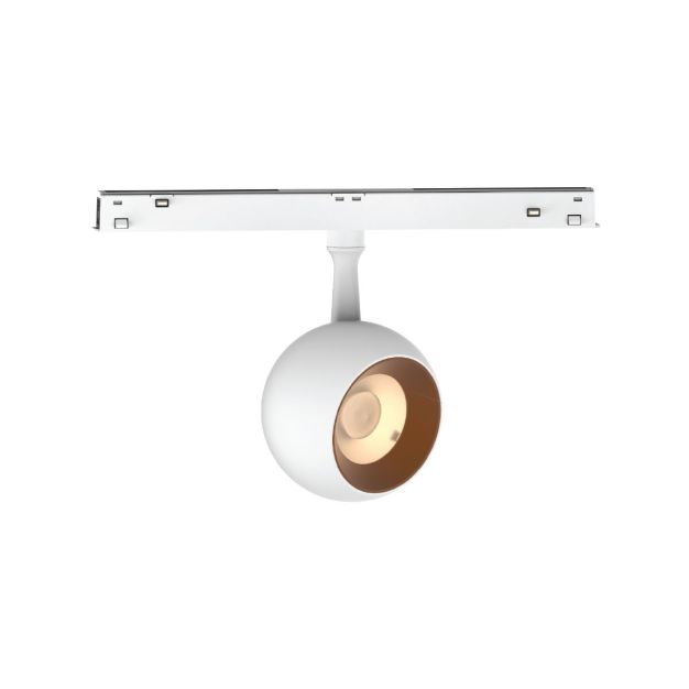 VK Lighting Eiva - magnetisches Schienensystem - Schienenstrahler - Ø 7,5 x 13 cm - 12W LED inkl. - DALI dimmbar - weiß