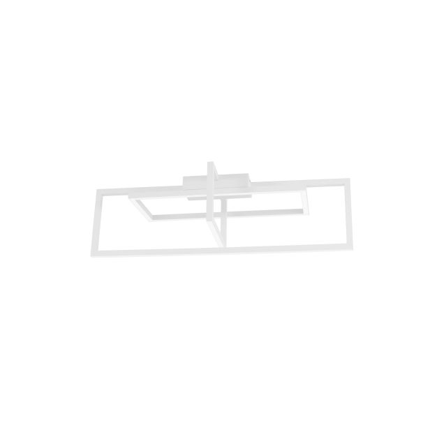 Nova Luce Edgar - Deckenleuchte - 91 x 26 x 36 cm - 35W dimmbare LED inkl. - sandweiß