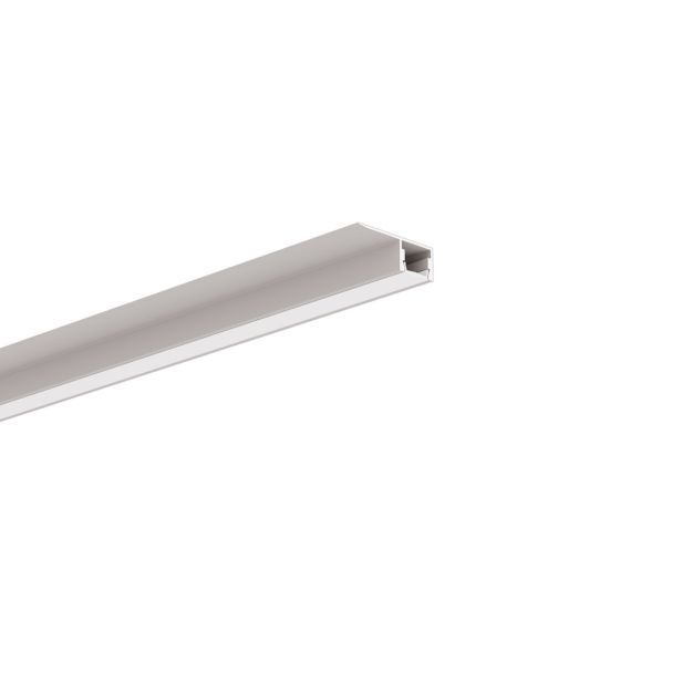 Klus PDS-T-BOK – Einbau-LED-Profil für 12,5mm Gipskarton – 3,6 x 1,2 cm – Eloxiertes Silber