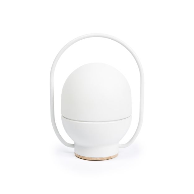 Faro Take Away - tragbare Lampe - Ø 11,8 x 20 cm - 1,5W LED inkl. - matt weiß
