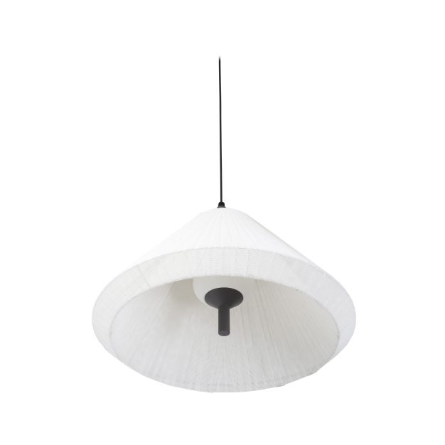 Faro Saigon - Hängeleuchte Kegelkappe - Ø 67 x 38 cm - IP65 - matt weiß