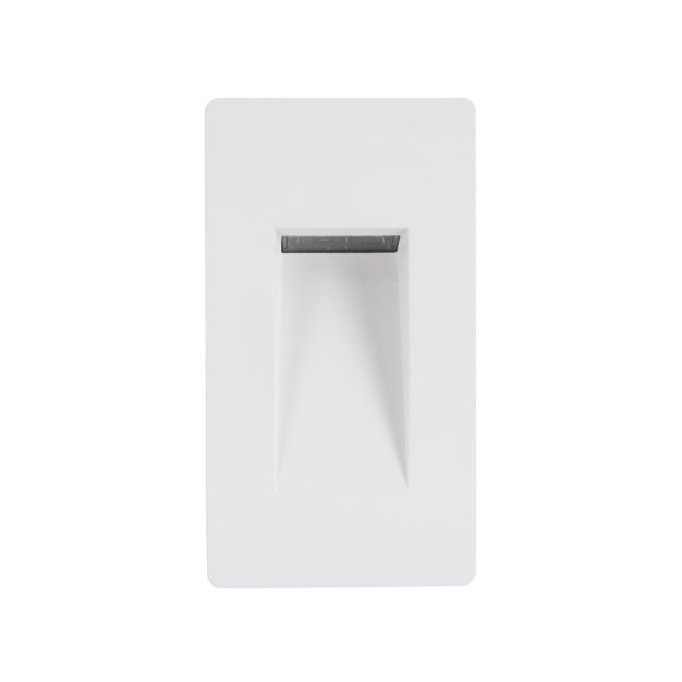 Nova Luce Cove - Außenwandleuchte - 7,7 x 3,8 x 14 cm - 1,5W LED inkl. - IP54 - weiß mattiert
