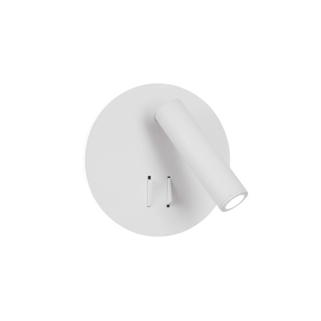 Nova Luce Penor - Wandleuchte mit Schalter - Ø 14 x 5,7 cm - 9W LED inkl. - sandweiß