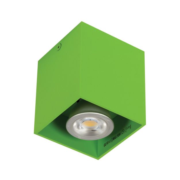 VK Simio Square - Aufbaustrahler - 8,2 x 8,2 x 9,5 cm - grün