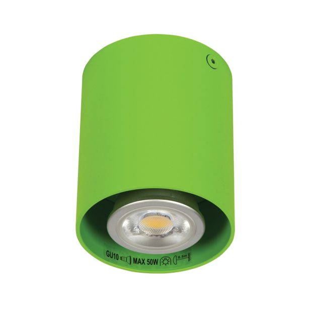 VK Lighting Simio - Aufbaustrahler - Ø 8 x 9,5 cm - grün