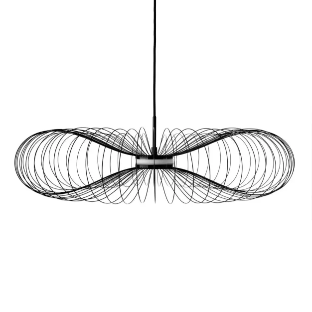 VK Lighting Synnefo - Hängeleuchte - Ø 74 x 146,5 cm - 8W LED inkl. - schwarz