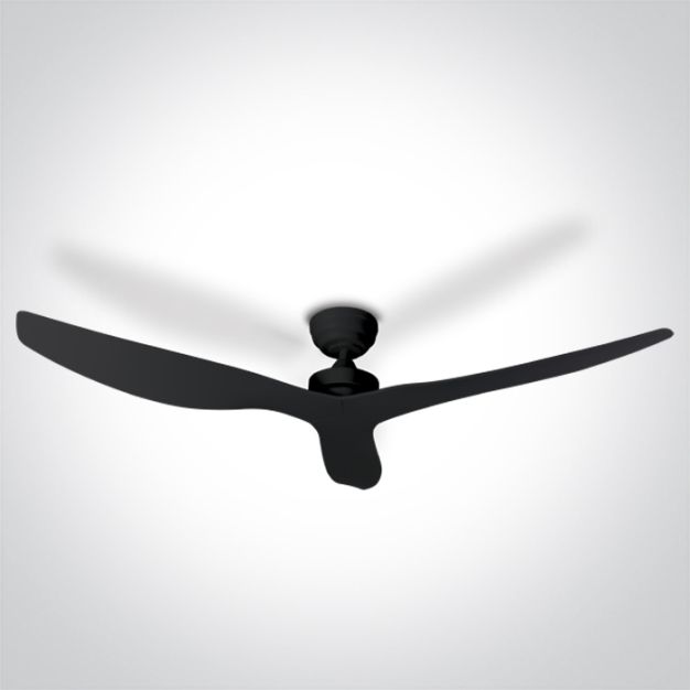 ONE Light Classic Fan Range - Deckenventilator - Ø 132 x 28 cm - schwarz