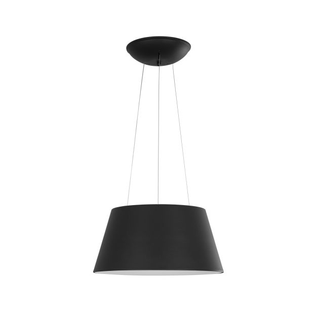 Nova Luce Volcano - Pendelleuchte - Ø 45 x 120 cm - 33W LED inkl. - Sand schwarz