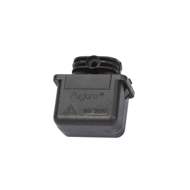 VK Lighting wasserdichte Abzweigdose dreipolig 1 in / 1 out - schwarz