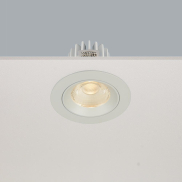 Artdelight Venice 2108 - Einbaustrahler - Ø 80 mm, Ø 68 mm Einbaumaß - 8W dimmbare LED inkl. - IP44 - weiß