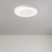Nova Luce Pada - Deckenleuchte - Ø 60 x 5 cm - 37W dimmbar LED inkl. - Sand Weiß