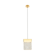 Maxlight Vetro - Pendelleuchte - 13 x 13 x 180 cm - 4.5W dimmbare LED inkl - gold