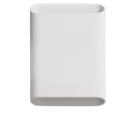 Artdelight Diaz - wandleuchte - 4 x 14,5 x 20 cm - 2 x 6W LED inkl. - IP65 - weiß