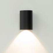 Artdelight Brody - Wandleuchte - Ø 7,2 x 11 cm - 4W LED inkl. - IP54 - schwarz