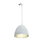 ONE Light Bowl Shade Pendelleuchte - Hängeleuchte - Ø 30 x 192 cm - weiß und grau