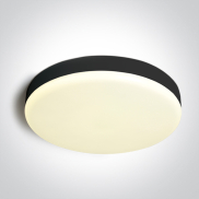 ONE Light Plafo - Deckenleuchte - Ø 35 x 5,5 cm - 35W LED inkl. - IP65 - schwarz