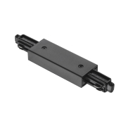 Nordlux Link Doppeladapter - 1-Phasen-Schienensystem - Zwischenverbinder - 9,5 x 3,5 x 1,8 cm - schwarz