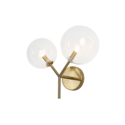Maxlight Lollipop - Wandleuchte - 35 x 11 x 30 cm - Messing