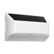 Century Italia Arcadia Max -  solarbetriebene Außenwandleuchte mit Sensor - 18 x 6,2 x 11,3 cm - 6W LED inkl. - IP65 - weiß